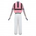 Demon Slayer Akaza Cosplay Kostuum Outfit Set voor Volwassenen
